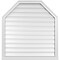 Ekena Millwork Octagonal Top Surface Mount PVC Gable Vent w/ 2"W x 2"P Brickmould Sill Frame, 36"W x 38"H GVPOT36X3803SF - alternate 1